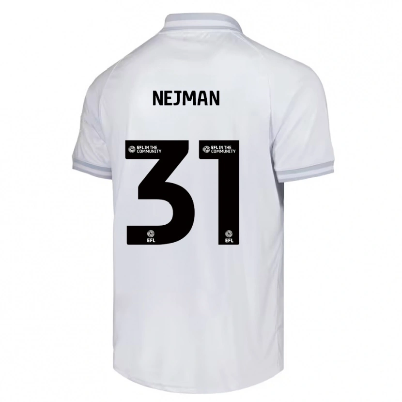 Danxen Kinder Harrison Nejman #31 Weiß Grau Schwarz Auswärtstrikot Trikot 2025/26 T-Shirt Schweiz