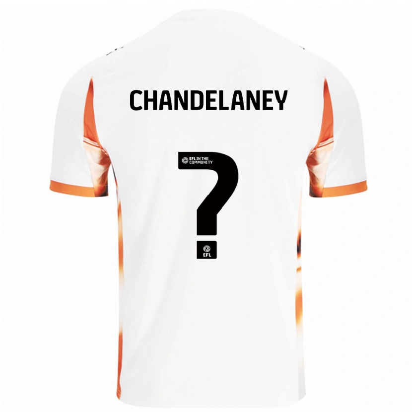 Danxen Kinder Yulan Chandelaney #0 Weiß Orange Schwarz Auswärtstrikot Trikot 2025/26 T-Shirt Schweiz