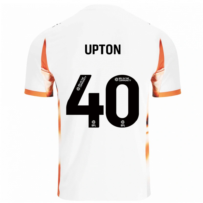 Danxen Kinder Theo Upton #40 Weiß Orange Schwarz Auswärtstrikot Trikot 2025/26 T-Shirt Schweiz