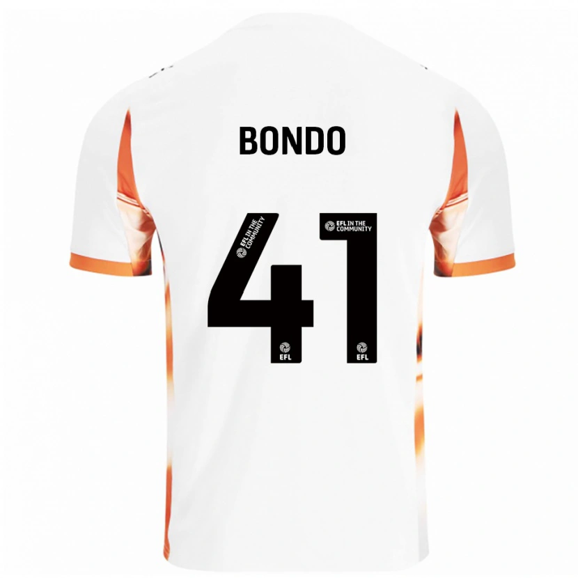 Danxen Kinder Terry Bondo #41 Weiß Orange Schwarz Auswärtstrikot Trikot 2025/26 T-Shirt Schweiz