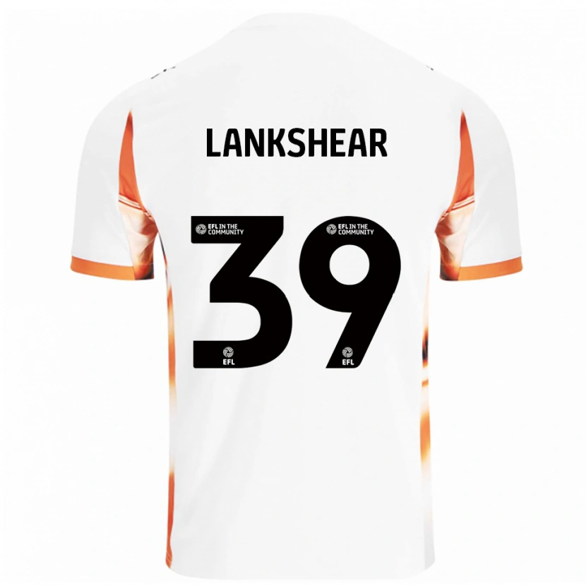 Danxen Kinder Alex Lankshear #39 Weiß Orange Schwarz Auswärtstrikot Trikot 2025/26 T-Shirt Schweiz