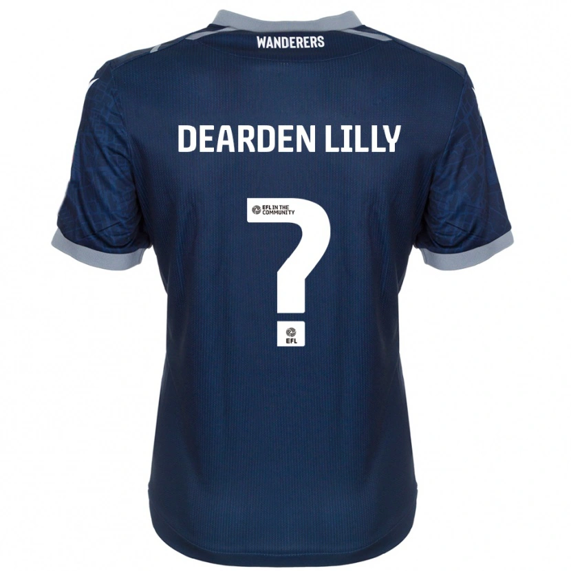 Danxen Kinder Jessica Dearden-Lilly #0 Marine Grau Auswärtstrikot Trikot 2025/26 T-Shirt Schweiz