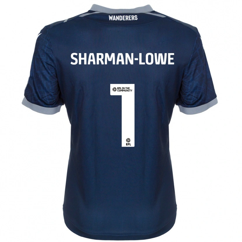 Danxen Kinder Teddy Sharman-Lowe #1 Marine Grau Auswärtstrikot Trikot 2025/26 T-Shirt Schweiz