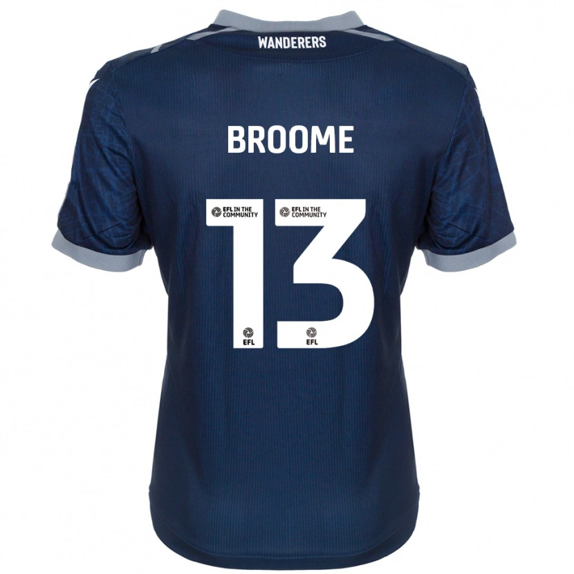Danxen Kinder Nathan Broome #13 Marine Grau Auswärtstrikot Trikot 2025/26 T-Shirt Schweiz