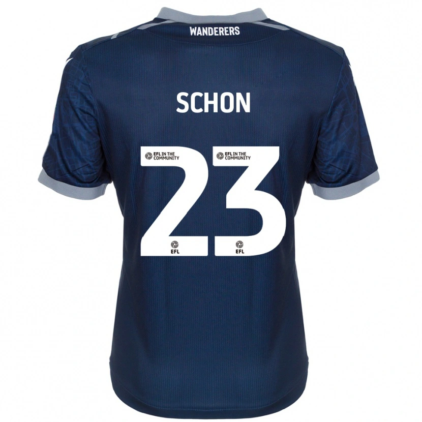 Danxen Kinder Szabolcs Schön #23 Marine Grau Auswärtstrikot Trikot 2025/26 T-Shirt Schweiz