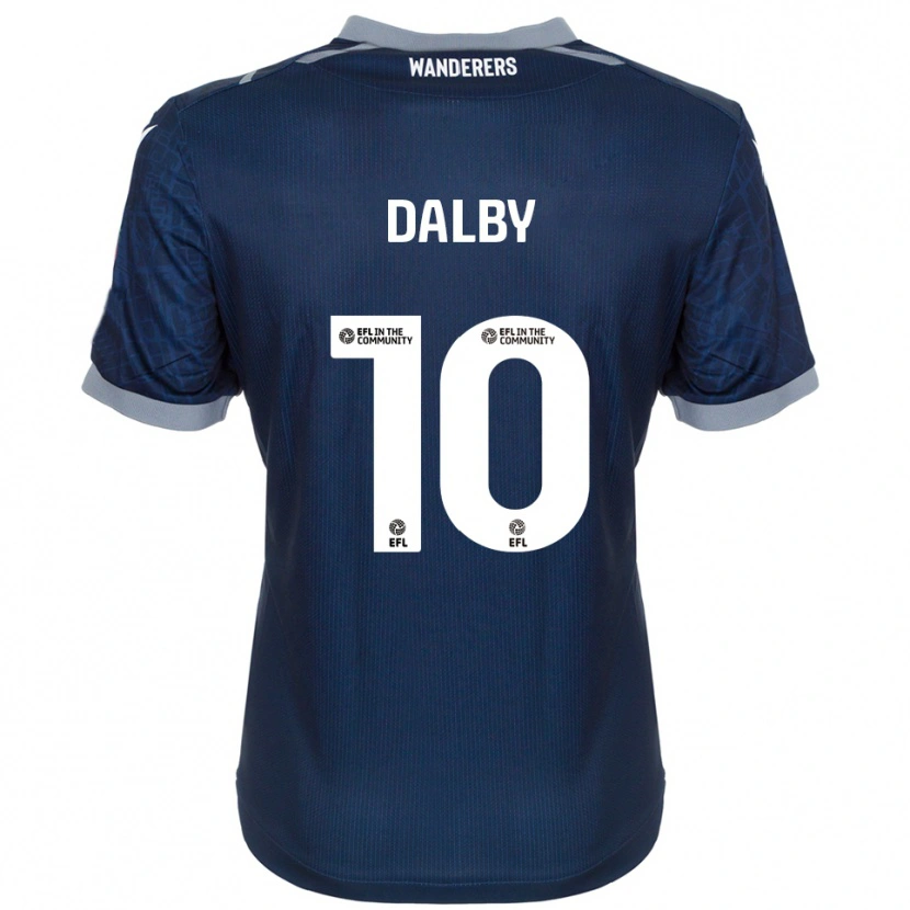 Danxen Kinder Sam Dalby #10 Marine Grau Auswärtstrikot Trikot 2025/26 T-Shirt Schweiz