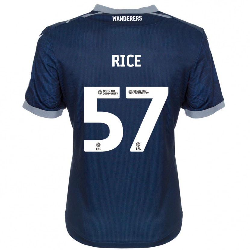 Danxen Kinder Harrison Rice #57 Marine Grau Auswärtstrikot Trikot 2025/26 T-Shirt Schweiz