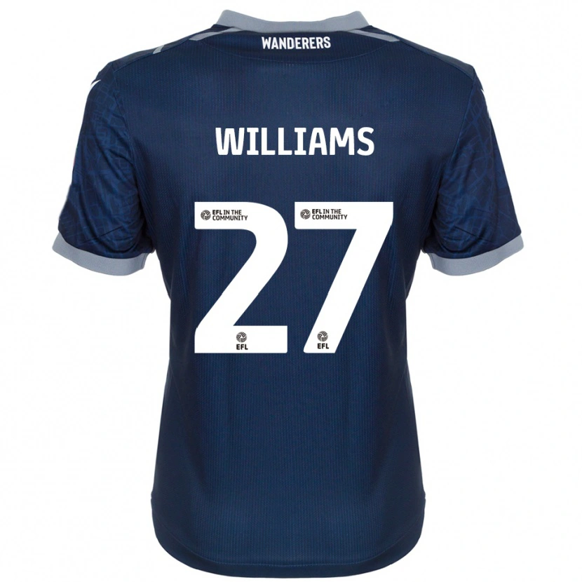 Danxen Kinder Randell Williams #27 Marine Grau Auswärtstrikot Trikot 2025/26 T-Shirt Schweiz