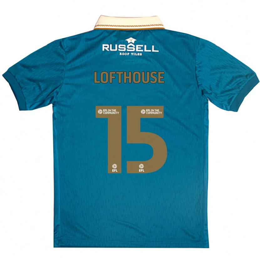 Danxen Kinder Kyran Lofthouse #15 Himmelblau Weiß Auswärtstrikot Trikot 2025/26 T-Shirt Schweiz