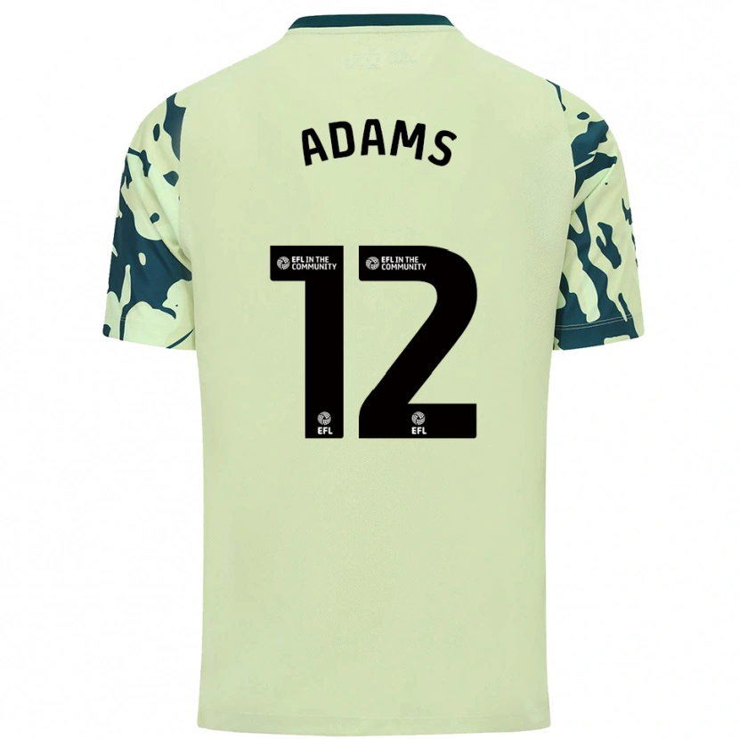 Danxen Kinder Kelly Adams #12 Dunkelgrün Auswärtstrikot Trikot 2025/26 T-Shirt Schweiz