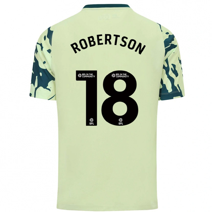 Danxen Kinder Alex Robertson #18 Dunkelgrün Auswärtstrikot Trikot 2025/26 T-Shirt Schweiz