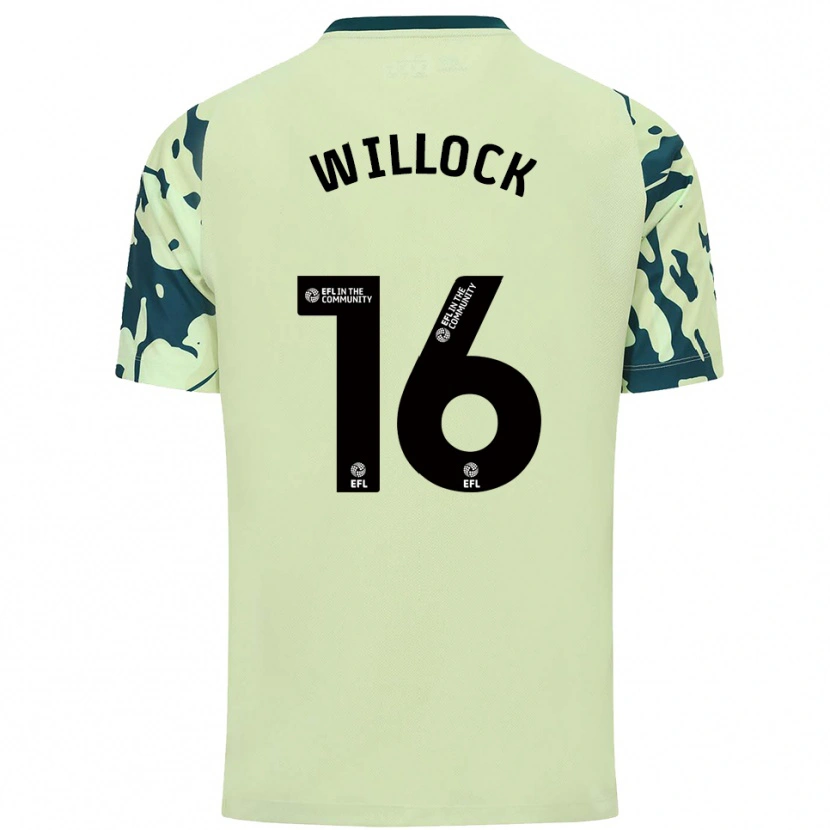 Danxen Kinder Chris Willock #16 Dunkelgrün Auswärtstrikot Trikot 2025/26 T-Shirt Schweiz