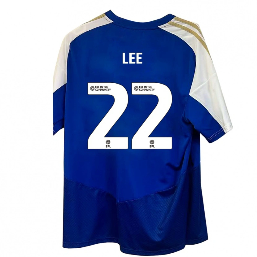 Danxen Kinder Harry Lee #22 Blau Weiß Gold Auswärtstrikot Trikot 2025/26 T-Shirt Schweiz