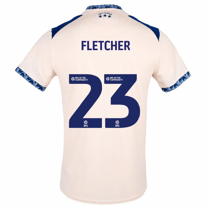 Danxen Kinder Serena Fletcher #23 Creme Marine Auswärtstrikot Trikot 2025/26 T-Shirt Schweiz