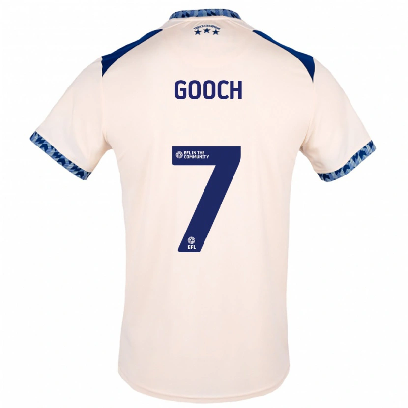 Danxen Kinder Lynden Gooch #7 Creme Marine Auswärtstrikot Trikot 2025/26 T-Shirt Schweiz