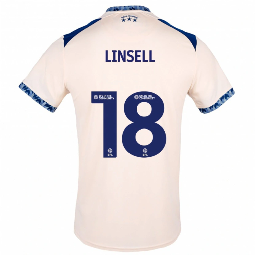 Danxen Kinder Alice Linsell #18 Creme Marine Auswärtstrikot Trikot 2025/26 T-Shirt Schweiz
