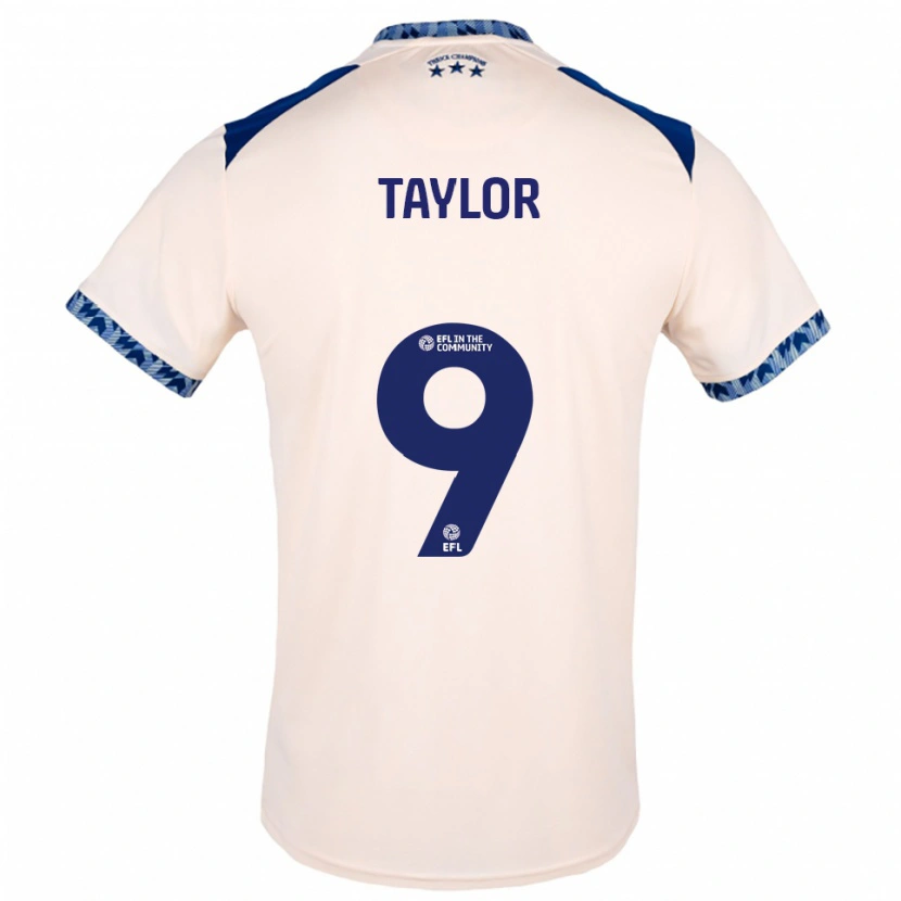 Danxen Kinder Joe Taylor #9 Creme Marine Auswärtstrikot Trikot 2025/26 T-Shirt Schweiz