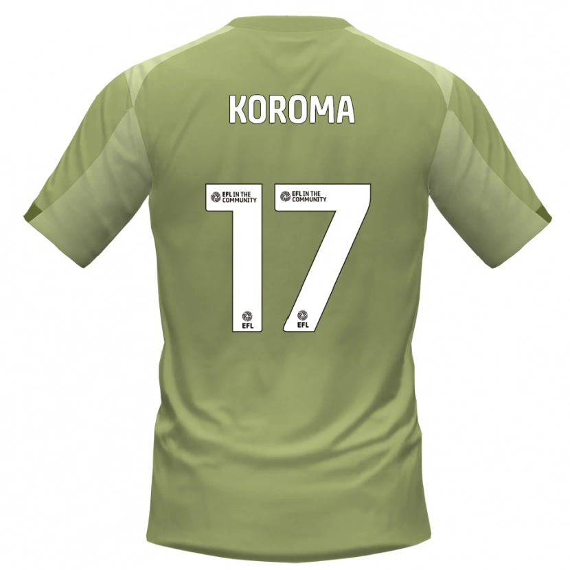 Danxen Kinder Josh Koroma #17 Salbei Champagner Auswärtstrikot Trikot 2025/26 T-Shirt Schweiz