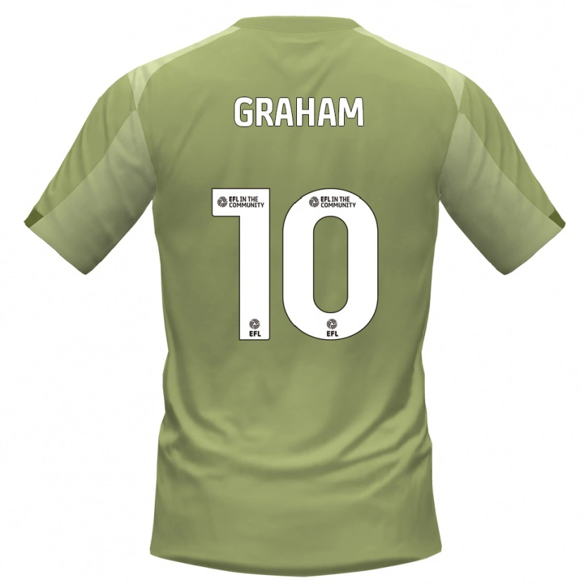 Danxen Kinder Jordan Graham #10 Salbei Champagner Auswärtstrikot Trikot 2025/26 T-Shirt Schweiz