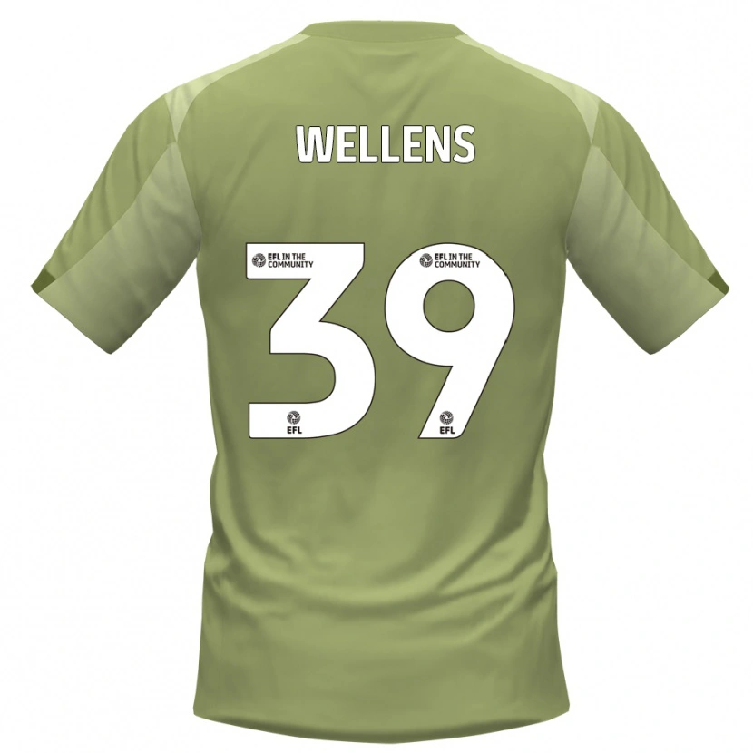 Danxen Kinder Alfie Wellens #39 Salbei Champagner Auswärtstrikot Trikot 2025/26 T-Shirt Schweiz