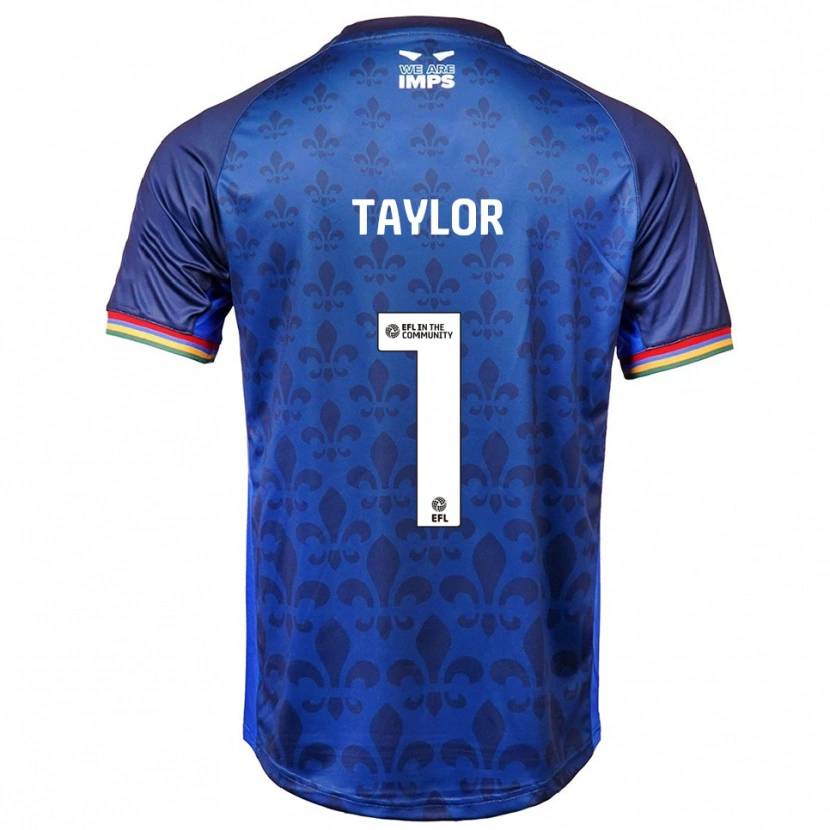 Danxen Kinder Jaden Taylor #1 Blau Marine Auswärtstrikot Trikot 2025/26 T-Shirt Schweiz