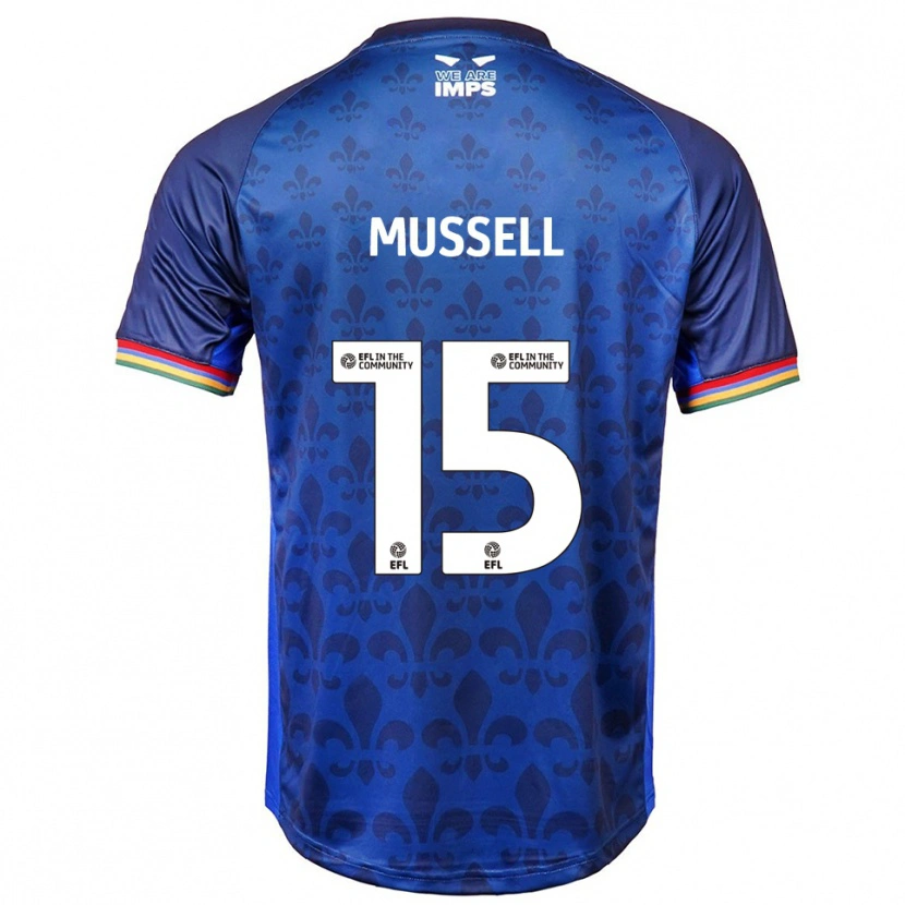 Danxen Kinder Theo Mussell #15 Blau Marine Auswärtstrikot Trikot 2025/26 T-Shirt Schweiz
