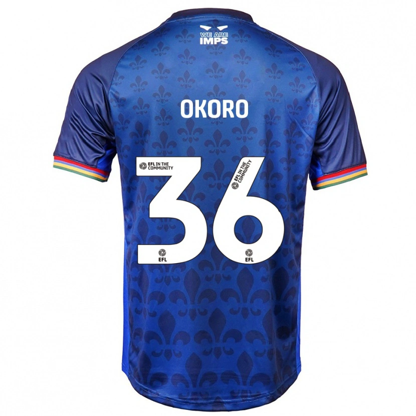 Danxen Kinder Zane Okoro #36 Blau Marine Auswärtstrikot Trikot 2025/26 T-Shirt Schweiz
