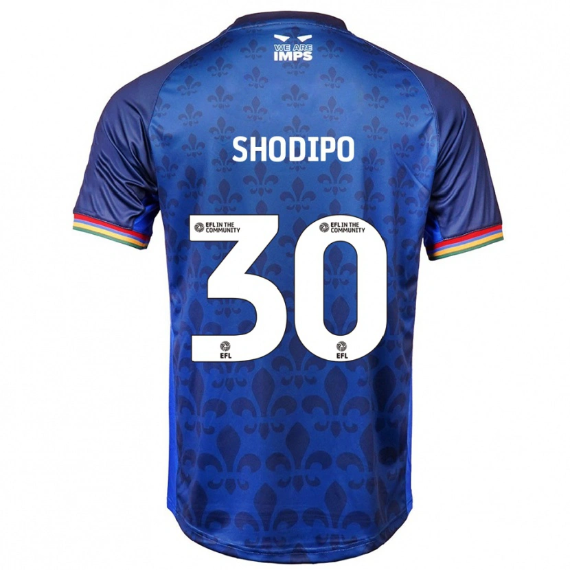 Danxen Kinder Olamide Shodipo #30 Blau Marine Auswärtstrikot Trikot 2025/26 T-Shirt Schweiz