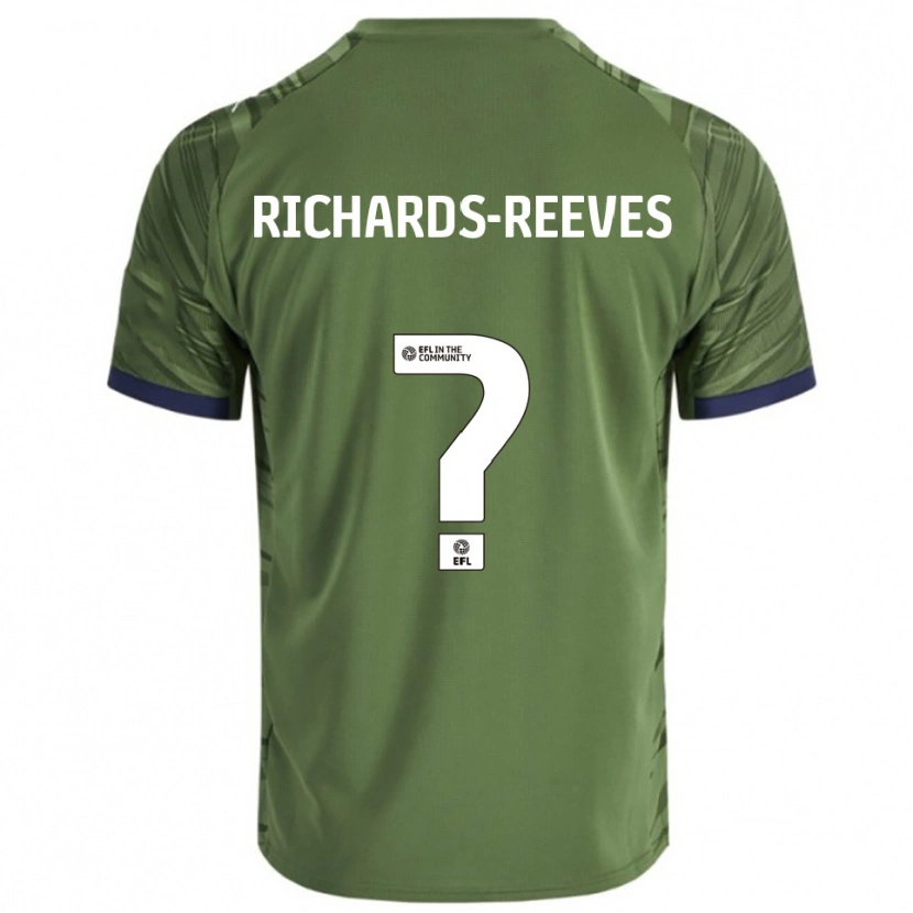 Danxen Kinder Phoebe Richards-Reeves #0 Grün Weiß Auswärtstrikot Trikot 2025/26 T-Shirt Schweiz