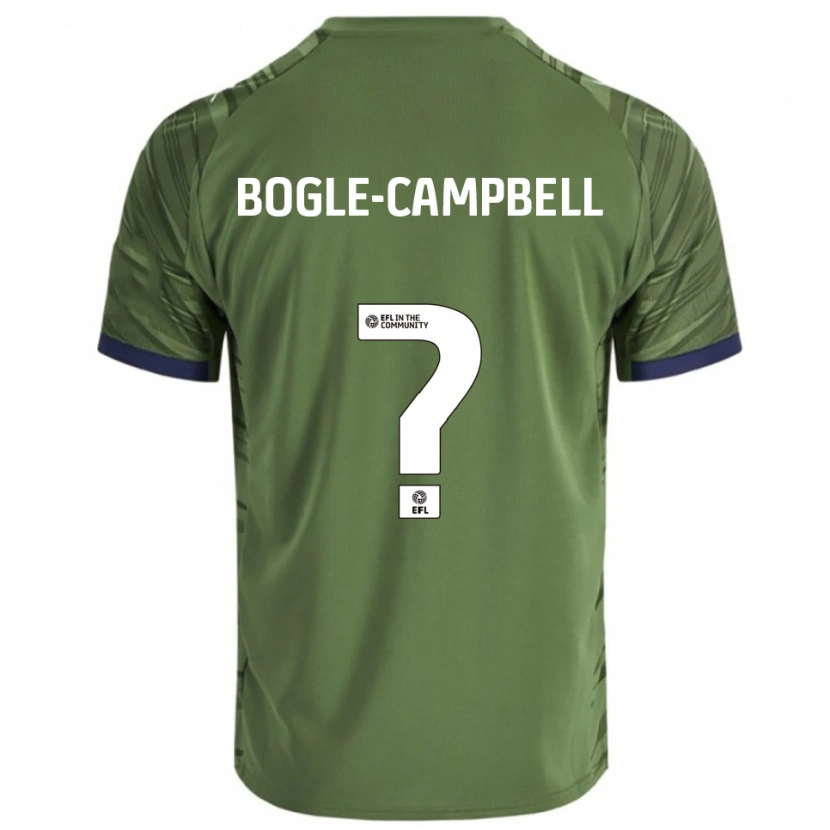 Danxen Kinder Ma'kel Bogle-Campbell #0 Grün Weiß Auswärtstrikot Trikot 2025/26 T-Shirt Schweiz