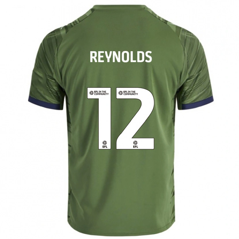 Danxen Kinder Niamh Reynolds #12 Grün Weiß Auswärtstrikot Trikot 2025/26 T-Shirt Schweiz