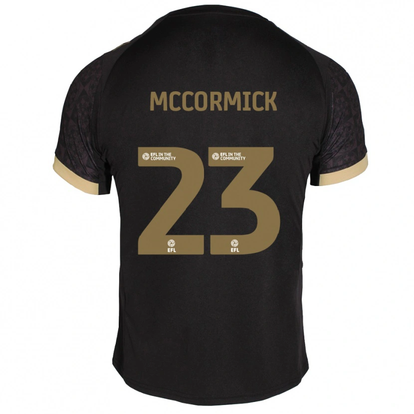 Danxen Kinder Leo Mccormick #23 Schwarz Gold Auswärtstrikot Trikot 2025/26 T-Shirt Schweiz