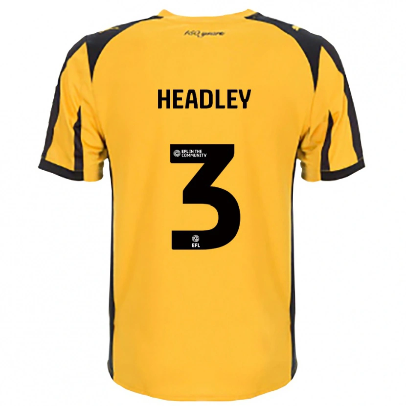 Danxen Kinder Jaheim Headley #3 Orange Schwarz Auswärtstrikot Trikot 2025/26 T-Shirt Schweiz