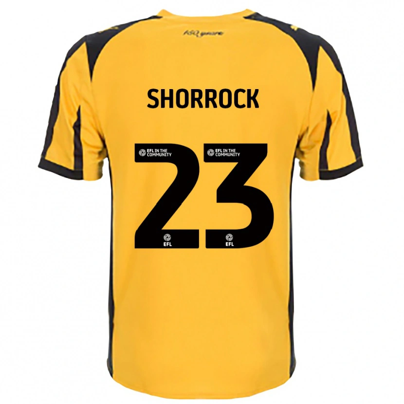 Danxen Kinder Jack Shorrock #23 Orange Schwarz Auswärtstrikot Trikot 2025/26 T-Shirt Schweiz