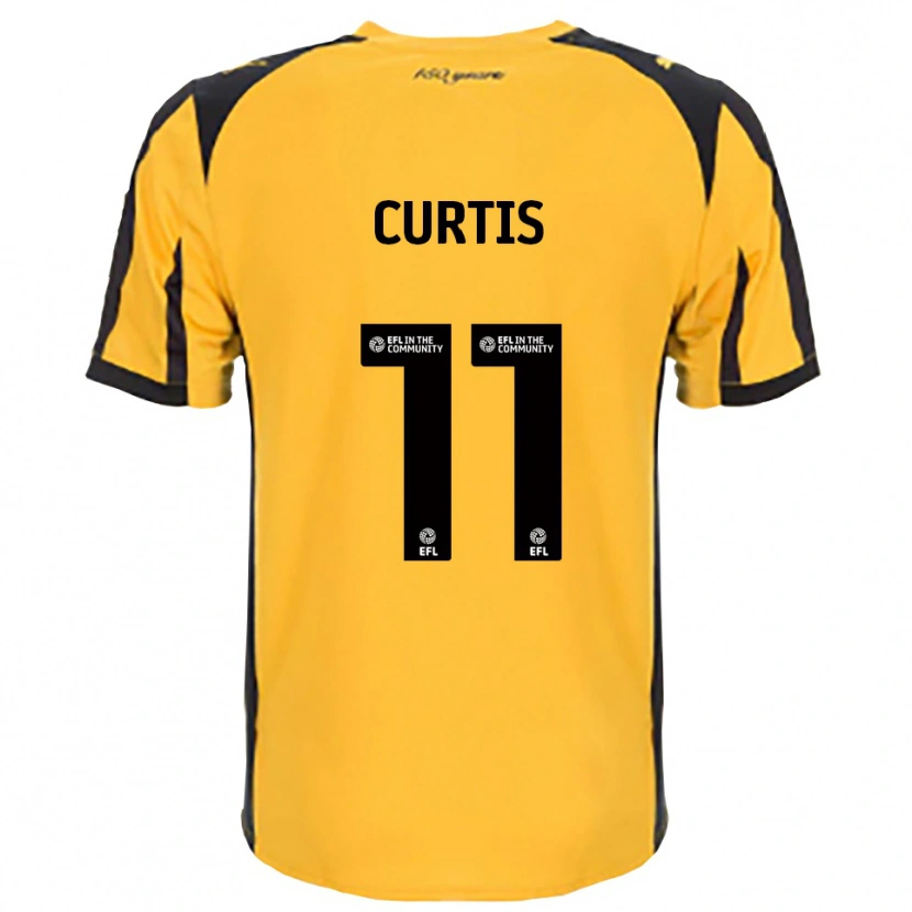 Danxen Kinder Ronan Curtis #11 Orange Schwarz Auswärtstrikot Trikot 2025/26 T-Shirt Schweiz