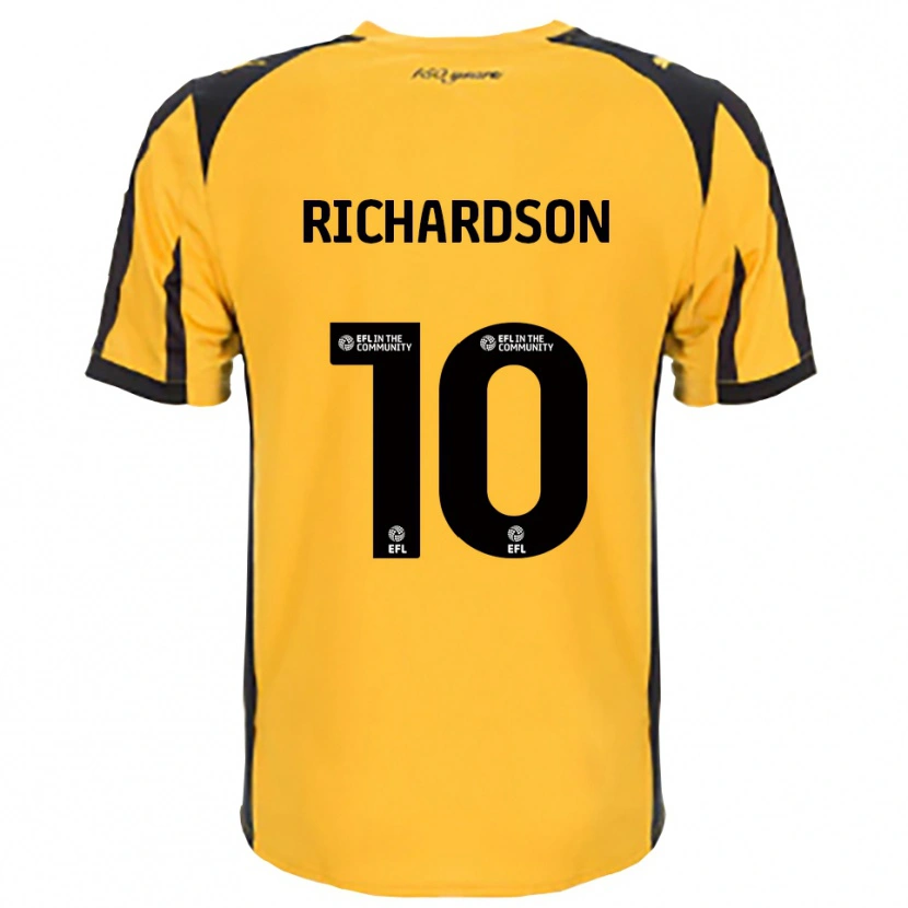 Danxen Kinder Kelsey Richardson #10 Orange Schwarz Auswärtstrikot Trikot 2025/26 T-Shirt Schweiz