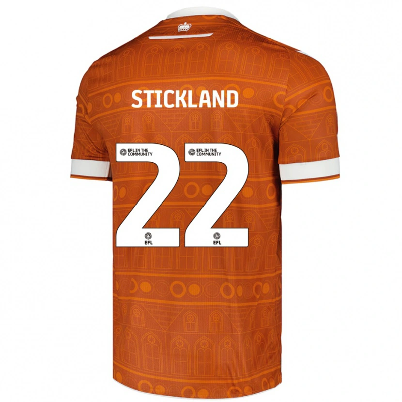 Danxen Kinder Michael Stickland #22 Orange Weiß Auswärtstrikot Trikot 2025/26 T-Shirt Schweiz
