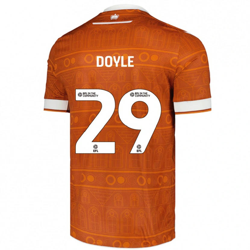 Danxen Kinder Kamari Doyle #29 Orange Weiß Auswärtstrikot Trikot 2025/26 T-Shirt Schweiz