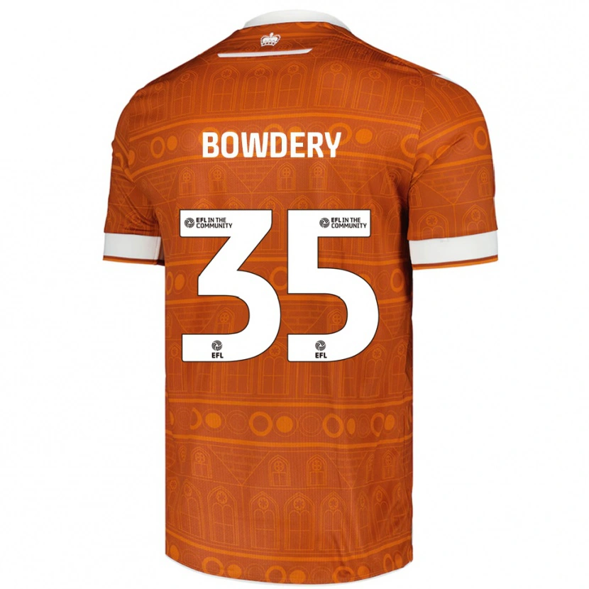 Danxen Kinder Carter Bowdery #35 Orange Weiß Auswärtstrikot Trikot 2025/26 T-Shirt Schweiz