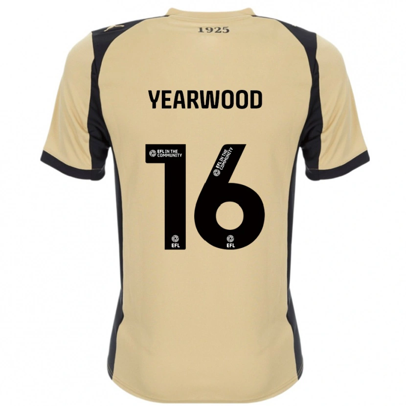 Danxen Kinder Dru Yearwood #16 Gold Schwarz Auswärtstrikot Trikot 2025/26 T-Shirt Schweiz