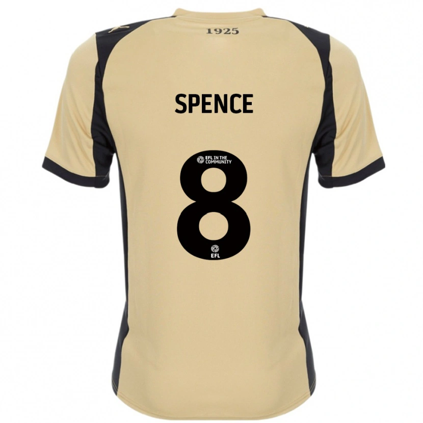 Danxen Kinder Kian Spence #8 Gold Schwarz Auswärtstrikot Trikot 2025/26 T-Shirt Schweiz