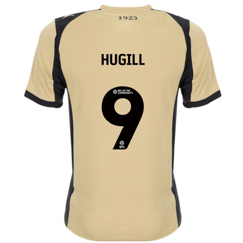Danxen Kinder Jordan Hugill #9 Gold Schwarz Auswärtstrikot Trikot 2025/26 T-Shirt Schweiz