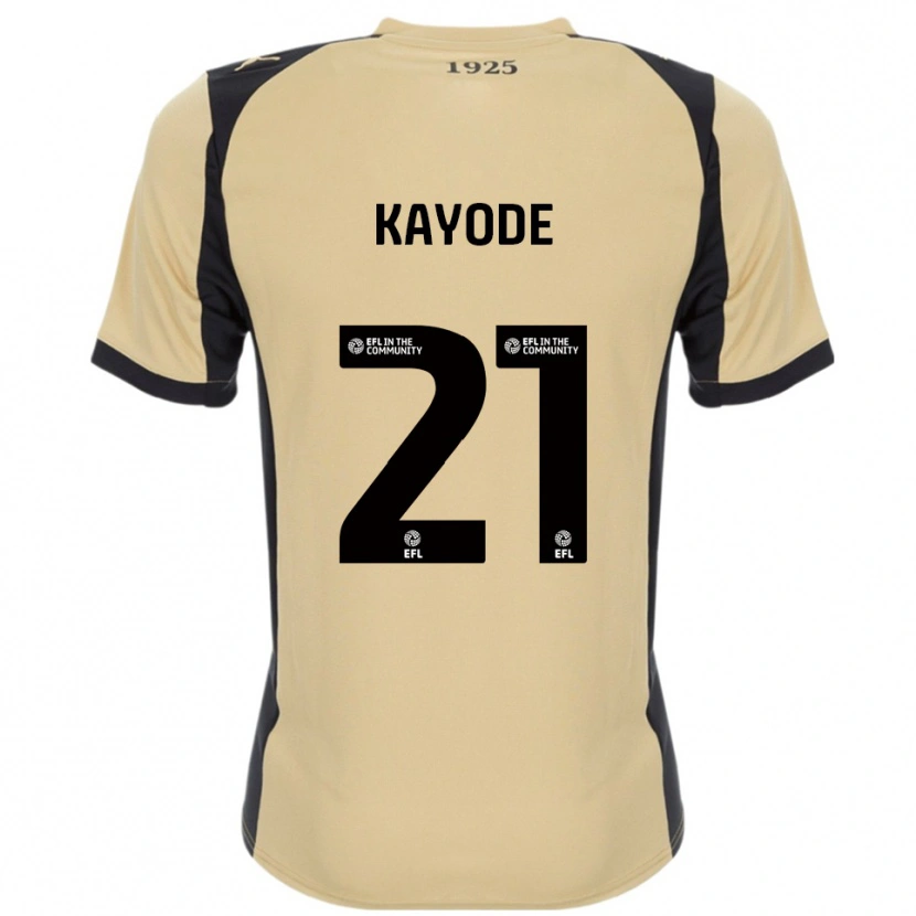 Danxen Kinder Joshua Kayode #21 Gold Schwarz Auswärtstrikot Trikot 2025/26 T-Shirt Schweiz