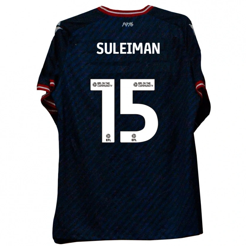 Danxen Kinder Dylan Suleiman #15 Marine Rot Auswärtstrikot Trikot 2025/26 T-Shirt Schweiz