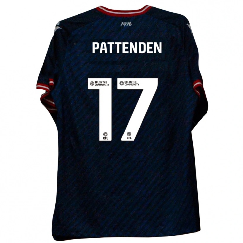 Danxen Kinder Jasper Pattenden #17 Marine Rot Auswärtstrikot Trikot 2025/26 T-Shirt Schweiz