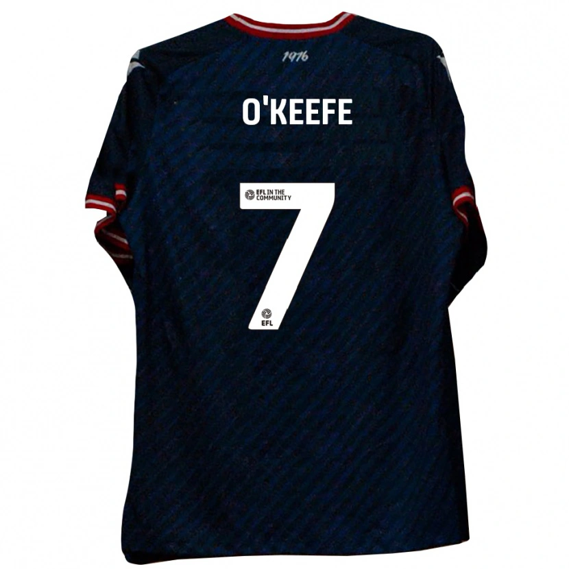 Danxen Kinder Albie O'keefe #7 Marine Rot Auswärtstrikot Trikot 2025/26 T-Shirt Schweiz