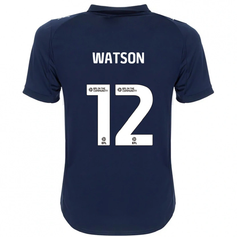 Danxen Kinder Tom Watson #12 Marine Weiß Auswärtstrikot Trikot 2025/26 T-Shirt Schweiz