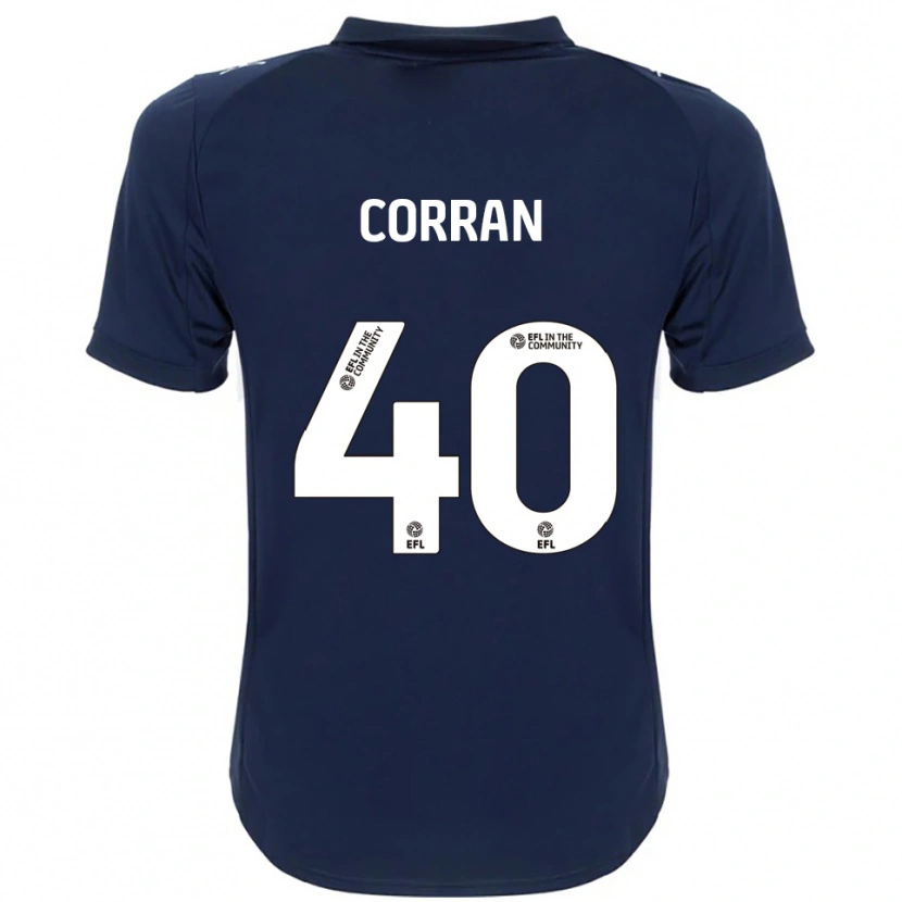 Danxen Kinder Matthew Corran #40 Marine Weiß Auswärtstrikot Trikot 2025/26 T-Shirt Schweiz