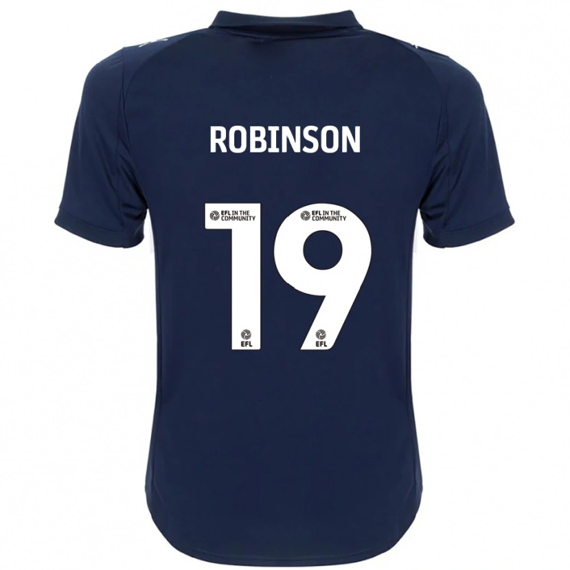 Danxen Kinder Luke Robinson #19 Marine Weiß Auswärtstrikot Trikot 2025/26 T-Shirt Schweiz