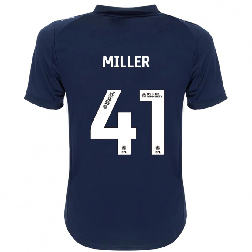 Danxen Kinder K'marni Miller #41 Marine Weiß Auswärtstrikot Trikot 2025/26 T-Shirt Schweiz